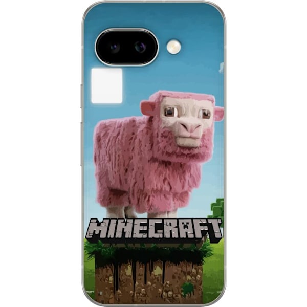 Google Pixel 9a Genomskinligt Skal A Minecraft Movie