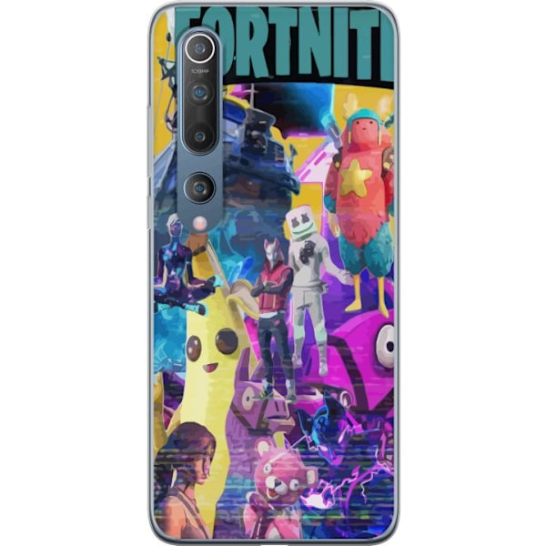 Xiaomi Mi 10 5G Gennemsigtig cover Fortnite