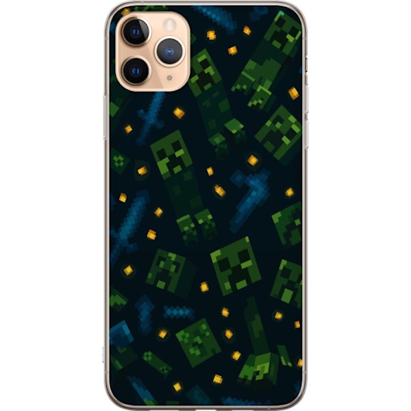 Apple iPhone 11 Pro Max Gjennomsiktig deksel Minecraft Dungeons Mob