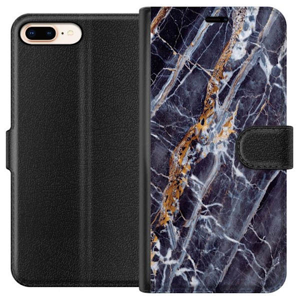 Apple iPhone 8 Plus Lommeboketui Marmor