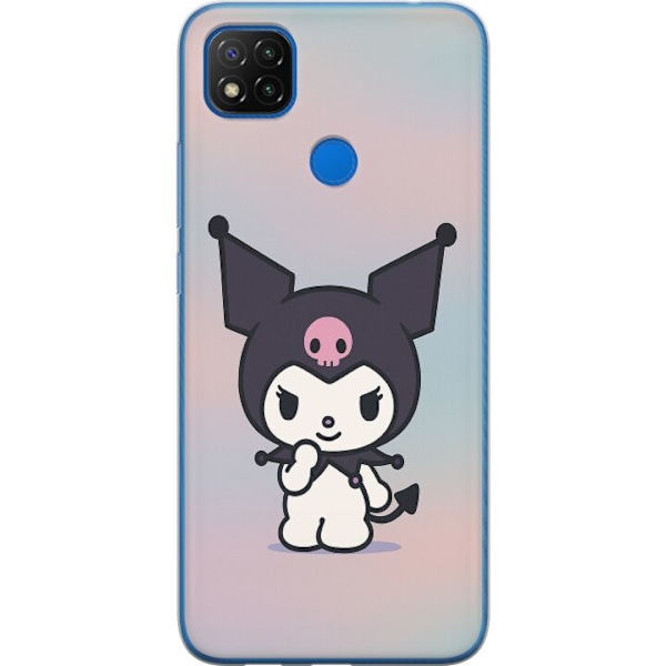 Xiaomi Redmi 9C NFC Genomskinligt Skal Kawaii Sanrio Kuromi