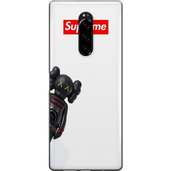 Sony Xperia 1 Gjennomsiktig deksel KAWS Supreme