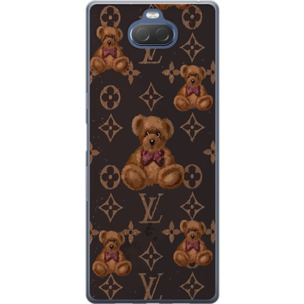 Sony Xperia 10 Plus Läpinäkyvä kuori Louis Vuitton Teddykarhu Kuvio Ylellinen Muotisuunnittelu Suosittu Motiivi Muoti-Trendi Ylelliset Asusteet