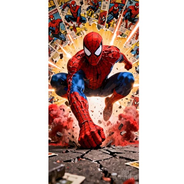 Kompatibelt Lommeboketui til Apple iPhone 13 Pro Spider Man action