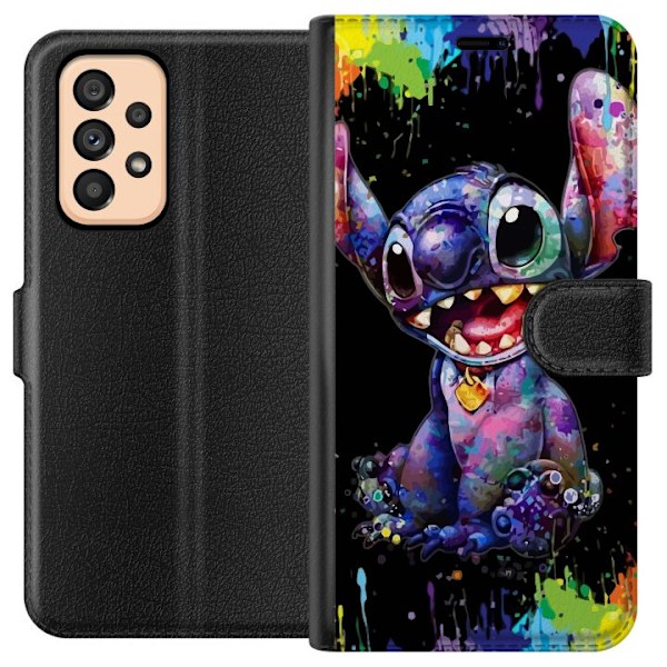 Samsung Galaxy A53 5G Tegnebogsetui Lilo og Stitch