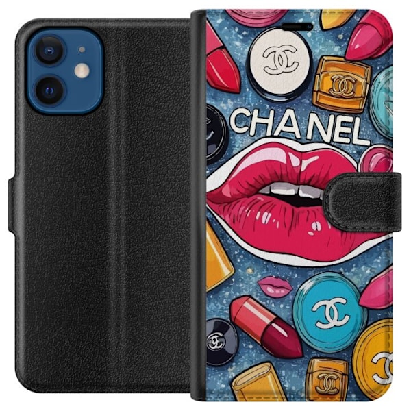 Apple iPhone 12 mini Tegnebogsetui Chanel Lips