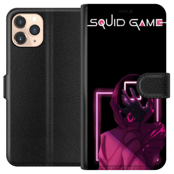 Apple iPhone 11 Pro Tegnebogsetui Squid Game Tema Populær Serie Motiv Grafisk Ikonisk Design Asiatisk Popkultur Spænding Drama