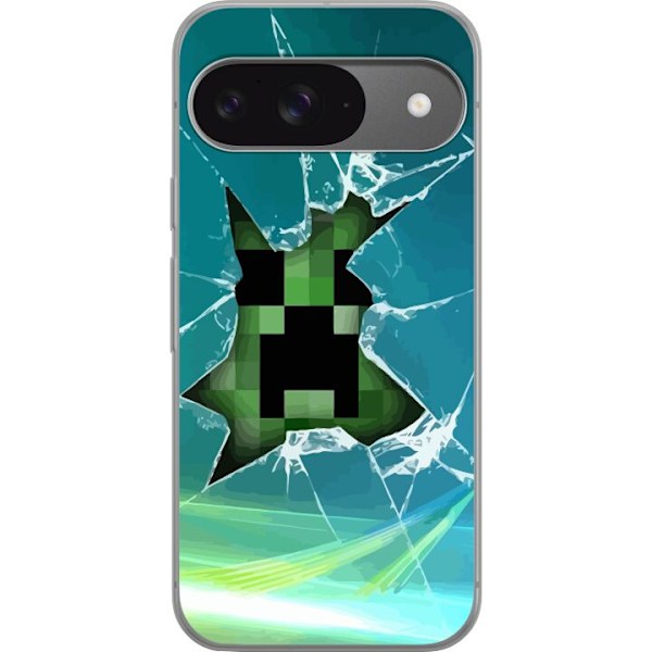 Google Pixel 9 Pro Läpinäkyvä kuori Minecraft