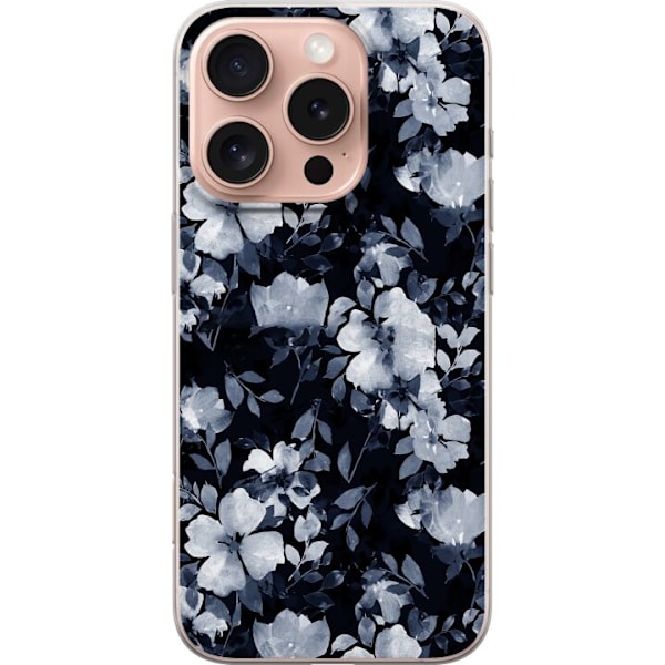 Apple iPhone 16 Pro Gjennomsiktig deksel Blomster