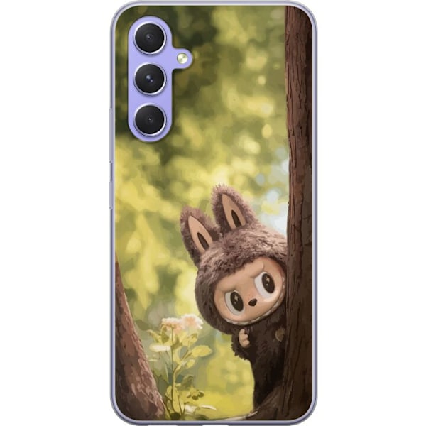 Samsung Galaxy A54 Läpinäkyvä kuori Labubu Graffiti Vibes
