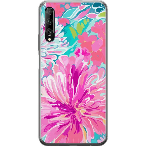 Huawei P smart Pro 2019 Gennemsigtig cover Blomsterrebs