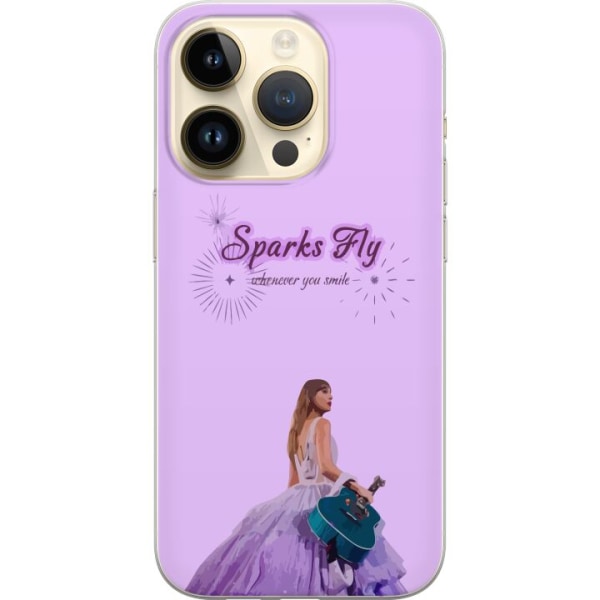 Apple iPhone 14 Pro Gennemsigtig cover Taylor Swift - Sparks F