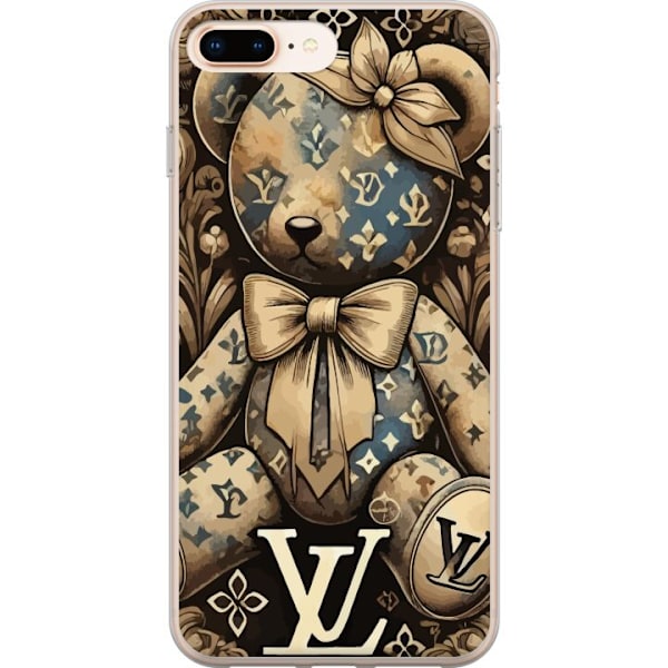 Apple iPhone 8 Plus Läpinäkyvä kuori Teddy Vuitton