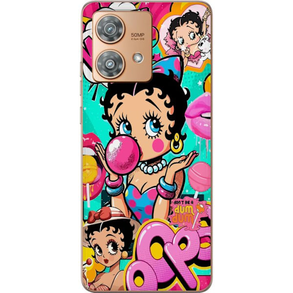 Motorola Edge 40 Neo Gjennomsiktig deksel Betty Boop