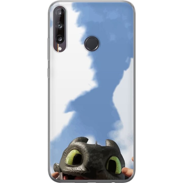 Huawei P40 lite E Genomskinligt Skal Draktränaren