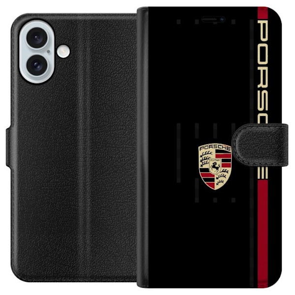 Apple iPhone 16 Plus Tegnebogsetui Porsche