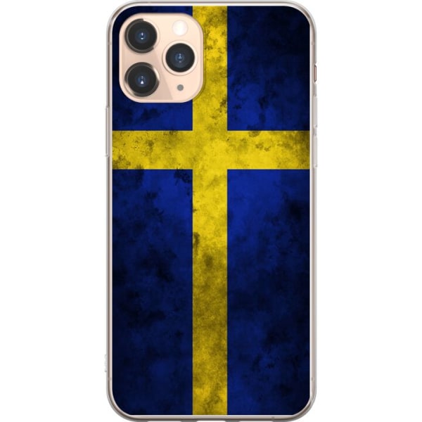 Apple iPhone 11 Pro Cover / Mobilcover - Sverige Flag