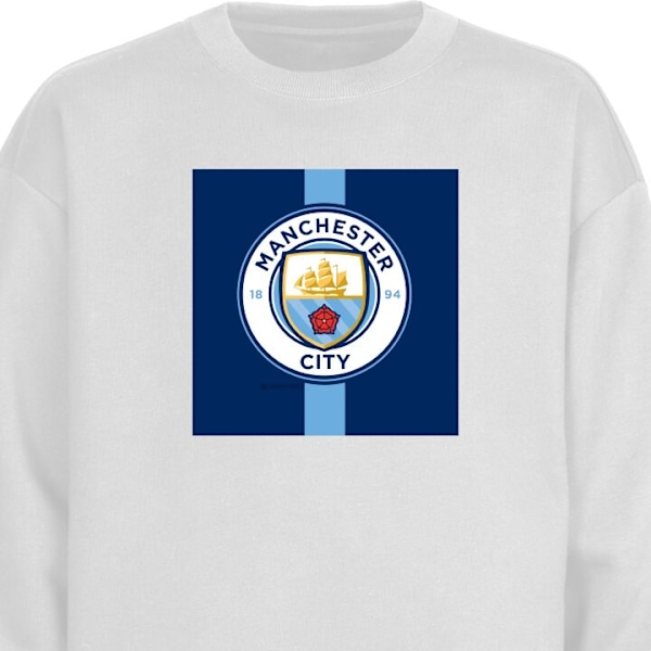 Sweatshirt för Vuxen | Klassisk Collegetröja Manchester City
