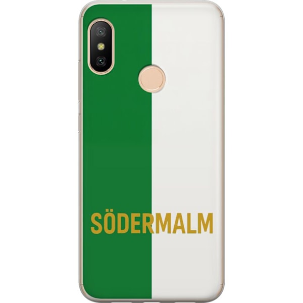 Xiaomi Redmi 6 Pro Läpinäkyvä kuori Södermalm - jalkapallo