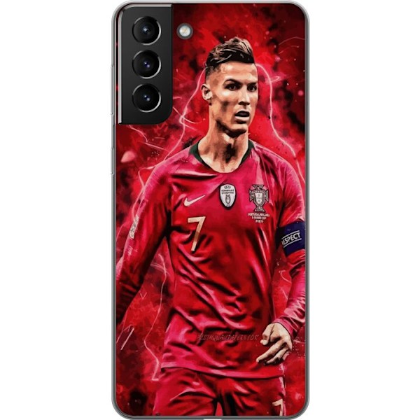 Samsung Galaxy S21+ 5G Läpinäkyvä kuori Ronaldon Taidot - C