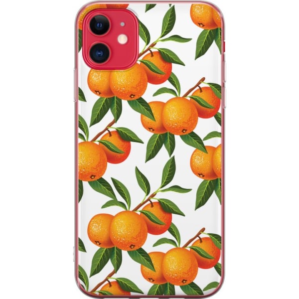 Apple iPhone 11 Gjennomsiktig deksel Appelsin