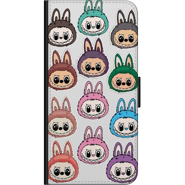 Huawei P smart 2019 Tegnebogsetui Labubu Macaron Monster - Nut