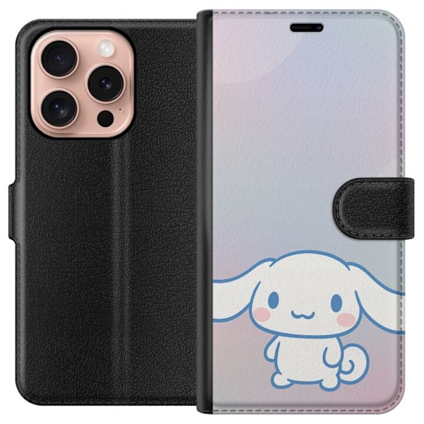 Apple iPhone 16 Pro Plånboksfodral Kawaii Sanrio Cinnamonroll