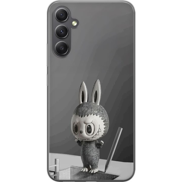 Samsung Galaxy S23 FE Läpinäkyvä kuori Pop Mart MEGA LABUBU LABUBU Sketch 1000%