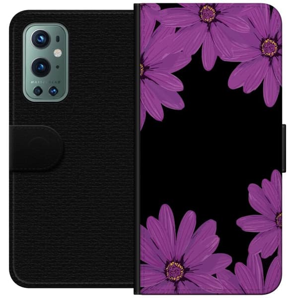 Kompatibel Tegnebogsetui til OnePlus 9 Pro Blomsterarrangement