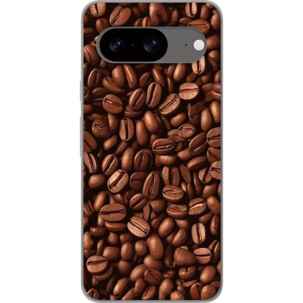 Kompatibelt Mobildeksel til Google Pixel 8 Kaffebönor närbild brun