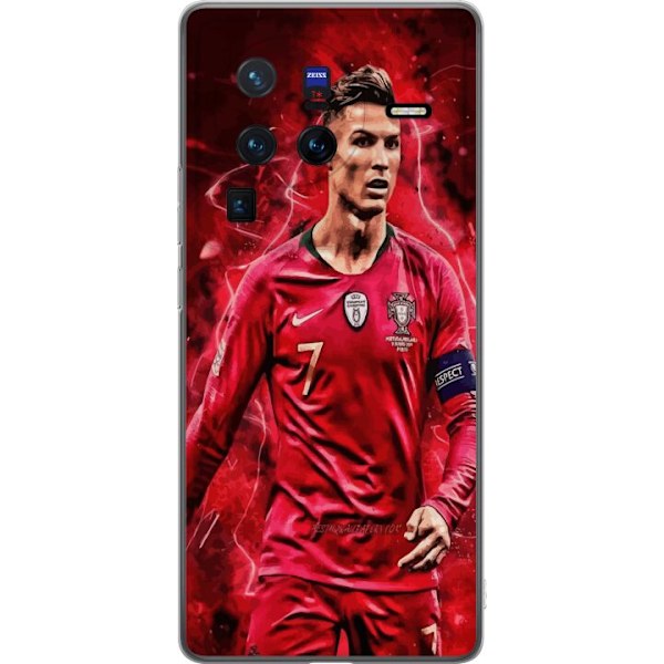 vivo X80 Pro Genomskinligt Skal Ronaldo Skills – CR7 Design för Äkta Supporters