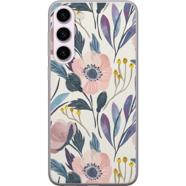 Samsung Galaxy S23+ Gennemsigtig cover Blomsterlykke
