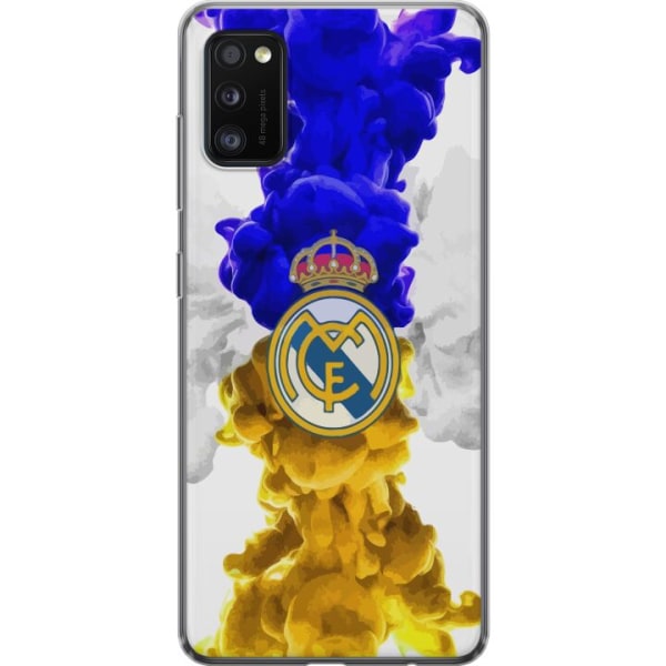 Samsung Galaxy A41 Genomskinligt Skal Real Madrid Färger