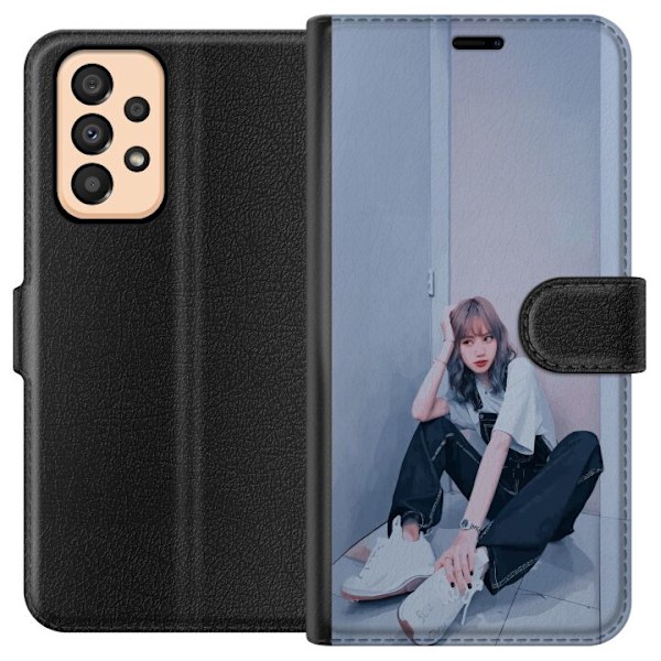 Samsung Galaxy A33 5G Lompakkokotelo Lisa from Blackpink – K-pop Style Icon