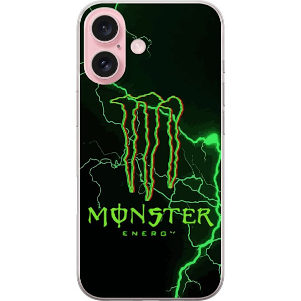 Apple iPhone 16 Gennemsigtig cover Monster