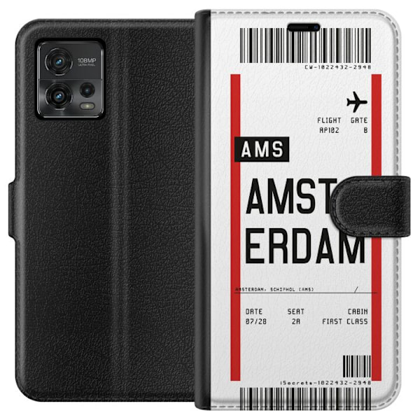 Motorola Moto G72 Lompakkokotelo Amsterdam