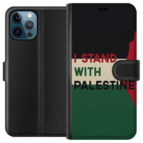 Apple iPhone 12 Pro Max Plånboksfodral Stand with Palestine