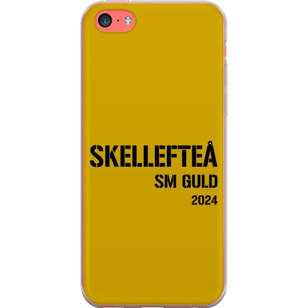 Apple iPhone 5c Gennemsigtig cover Skellefteå SM GULD