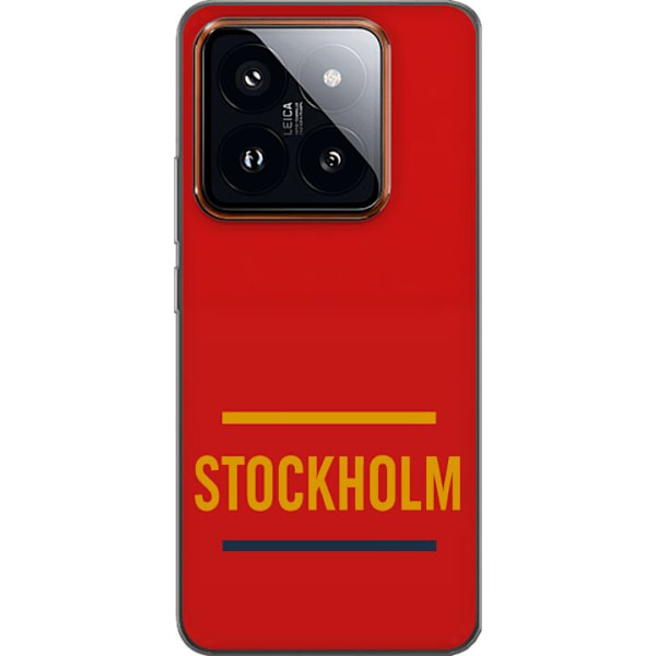 Xiaomi 14 Pro Läpinäkyvä kuori Stockholm – Hockey