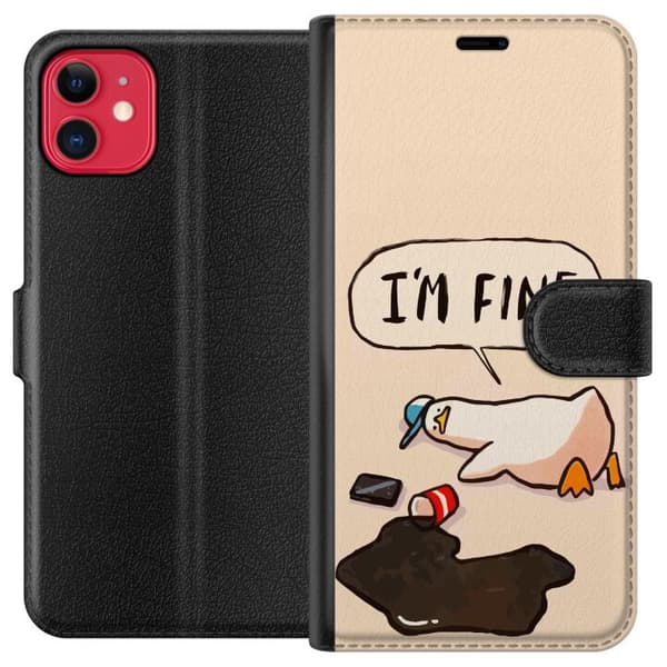 Yhteensopiva Lompakkokotelo Apple iPhone 11 Täys Ankka