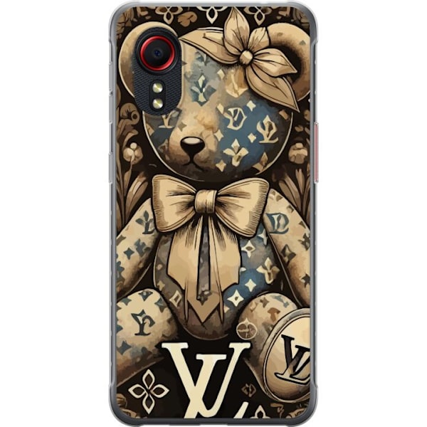 Samsung Galaxy Xcover 5 Genomskinligt Skal Teddy Vuitton