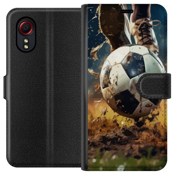 Samsung Galaxy Xcover 5 Plånboksfodral Fotboll