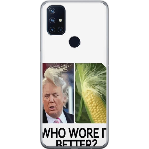 OnePlus Nord N10 5G Gennemsigtig cover Trump