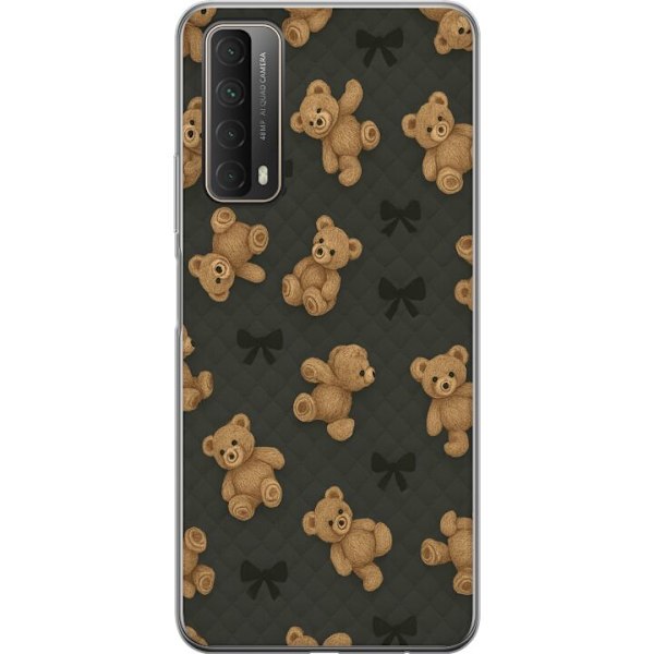 Huawei P smart 2021 Genomskinligt Skal Teddy Hugs