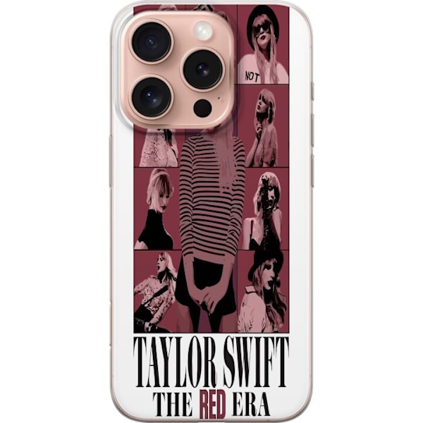 Apple iPhone 16 Pro Läpinäkyvä kuori Taylor Swift Red