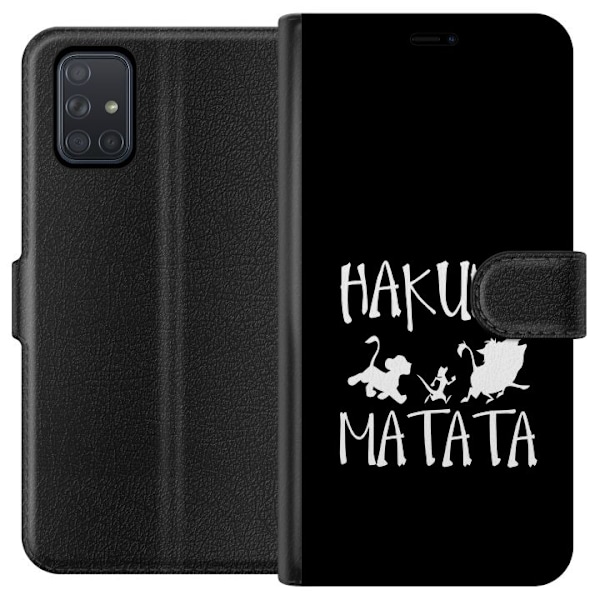 Samsung Galaxy A71 Tegnebogsetui Hakuna Matata