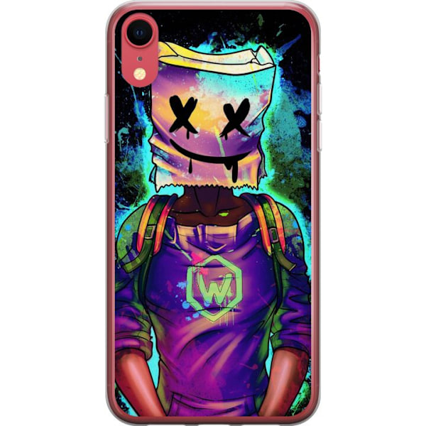 Apple iPhone XR Läpinäkyvä kuori Fortnite Marshmello