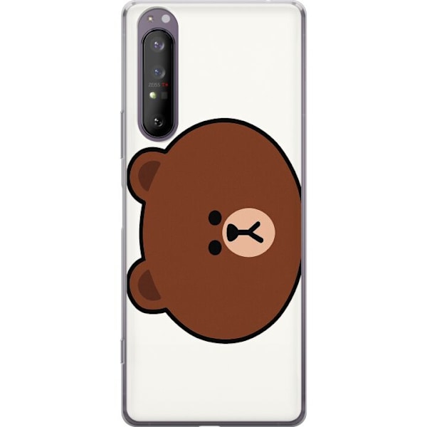 Sony Xperia 1 II Genomskinligt Skal Round Bear