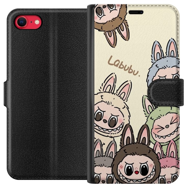 Apple iPhone SE (2022) Tegnebogsetui Labubu Pastel Collection