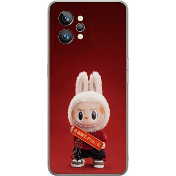 Realme GT2 Pro Gjennomsiktig deksel Pop Mart The Monsters Labu